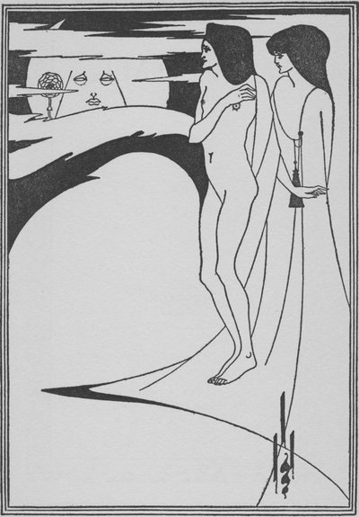 Woman in the Moon, 1896 by Aubrey Beardsley